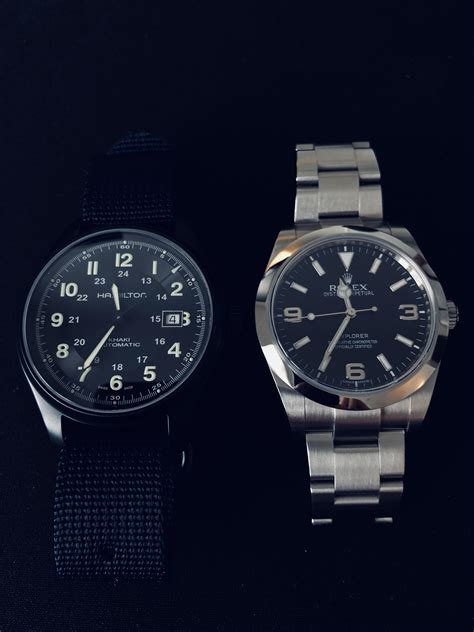 hamilton khaki pioneer forum rolex explorer i|[Hamilton + Rolex] Khaki Titanium and Explorer, my two .